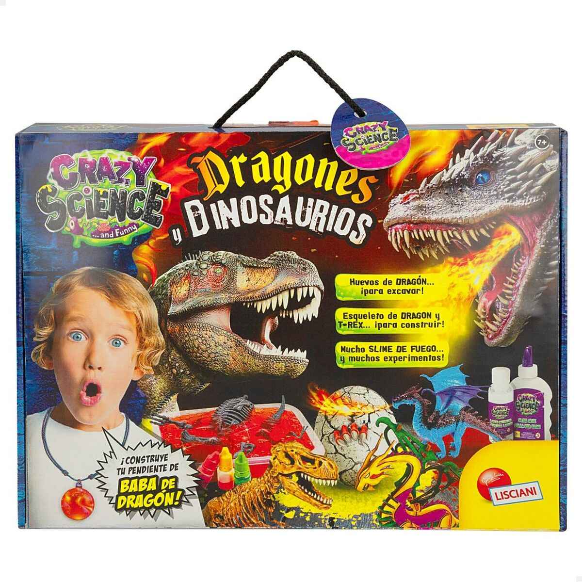 Science Game Lisciani Giochi Dragones y dinosaurios ES (6 Units)