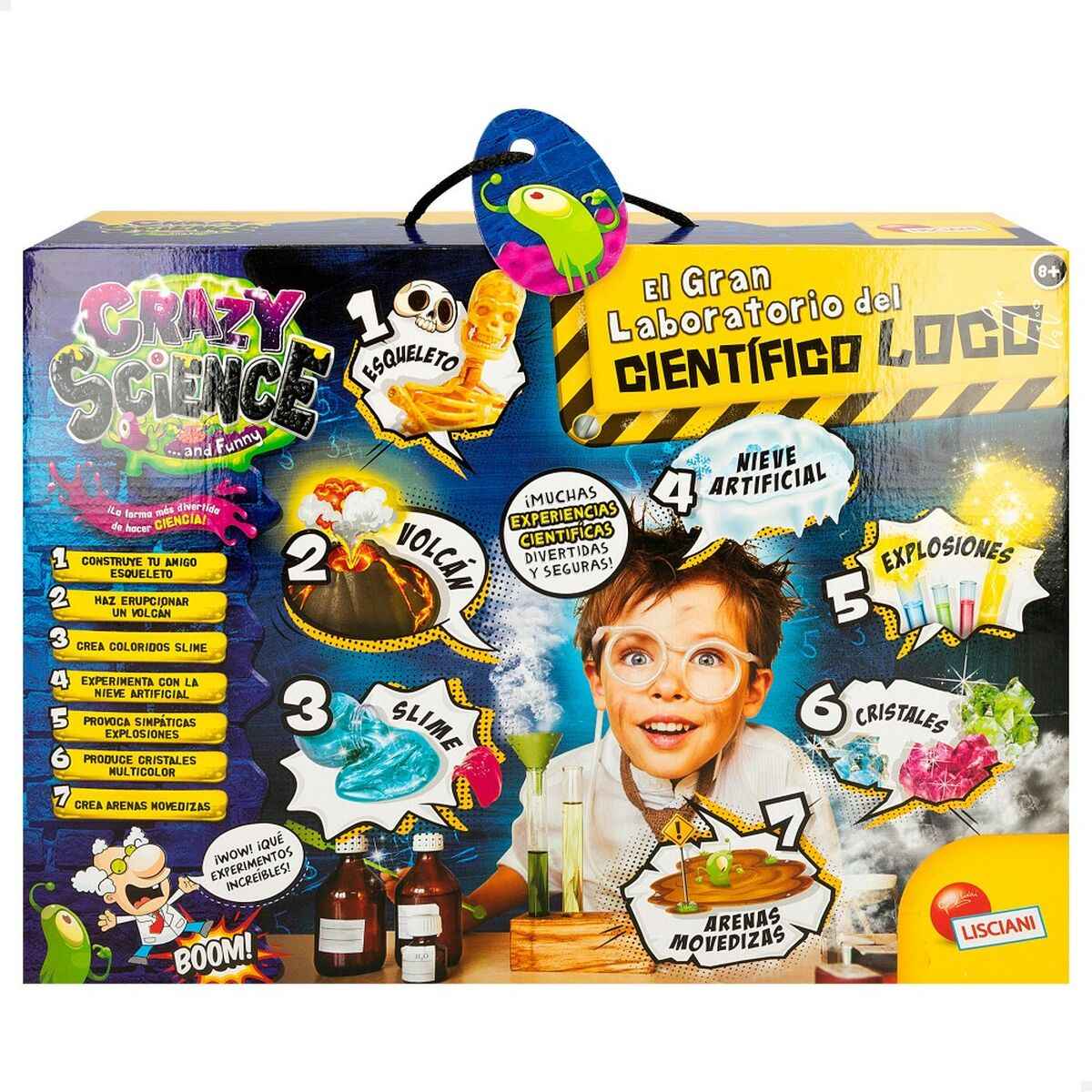Science Game Lisciani Giochi El gran laboratorio del científico loco ES (4 Units)
