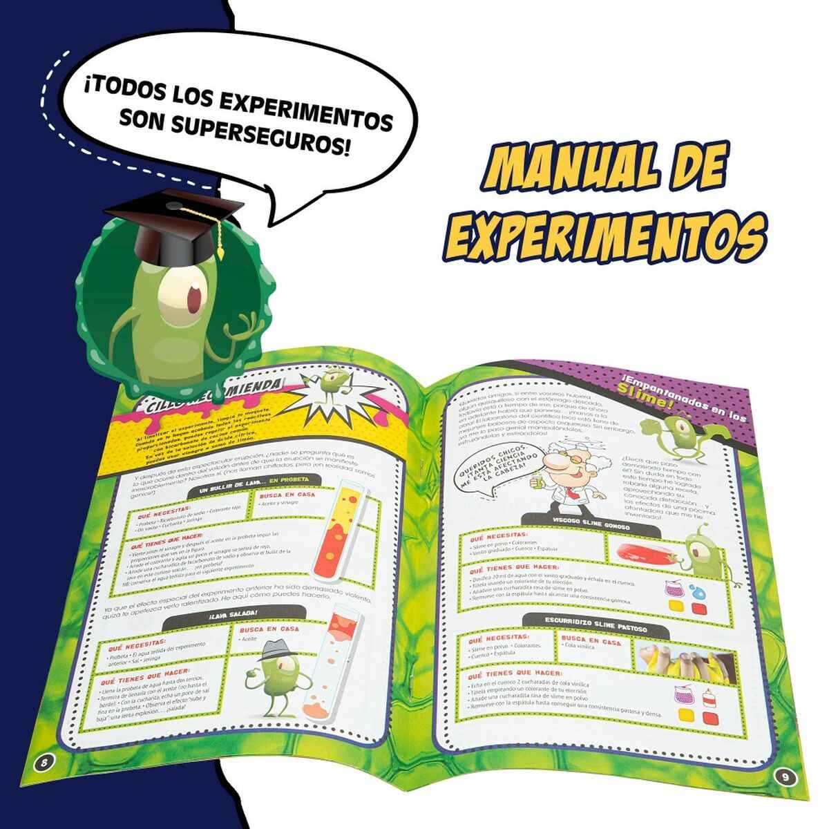 Science Game Lisciani Giochi El gran laboratorio del científico loco ES (4 Units)