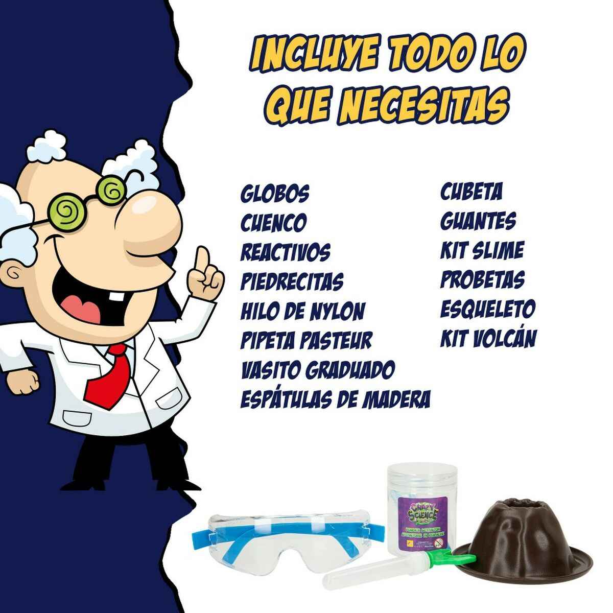 Science Game Lisciani Giochi El gran laboratorio del científico loco ES (4 Units)