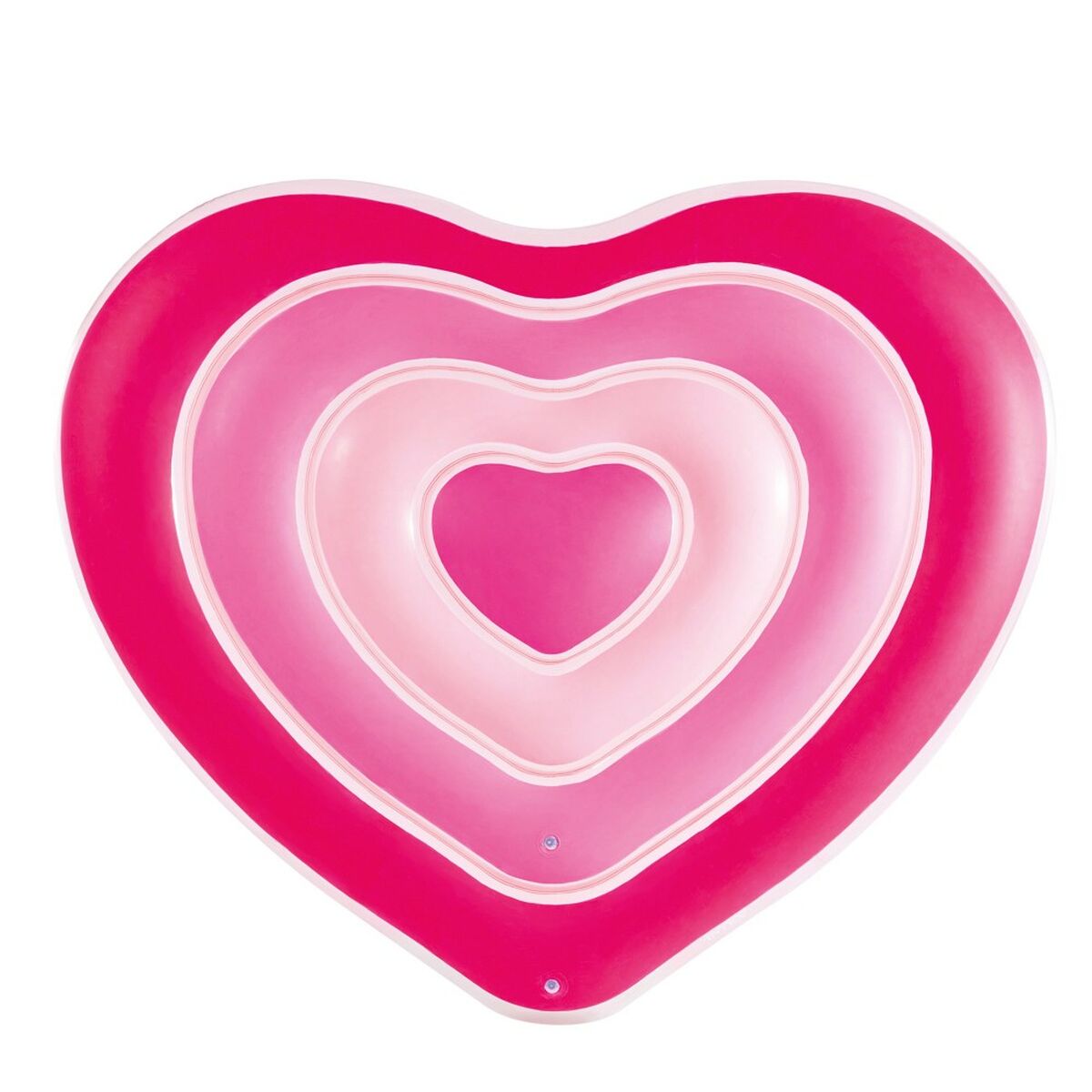 Air mattress Intex Heart 135 x 155 x 25 cm Pink (6 Units)