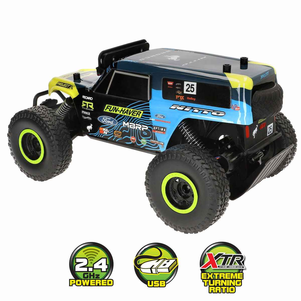 Remote-Controlled Car Maisto BROCKY 35 x 16 x 20 cm (2 Units)