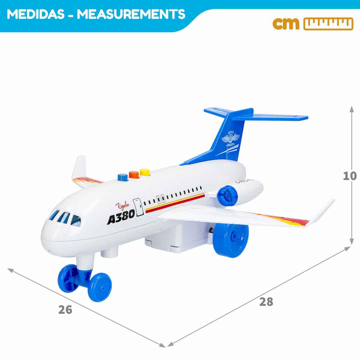 Aeroplane 28 x 10 x 26 cm (6 Units)