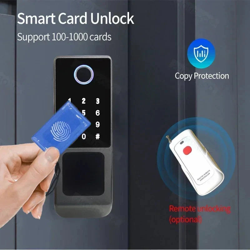 Wifi Fingerprint Smart Door Lock Outdoor