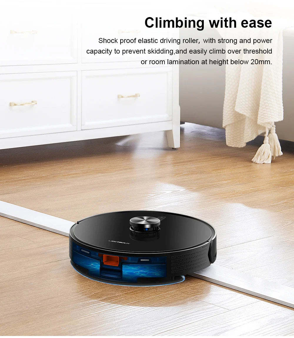 Liectroux / LILIN X6 LDS Robot Vacuum Cleaner,Laser Lidar Navigation,Wet Dry Mopping,6500Pa Suction,Multi-Floor Map,Carpet Boost