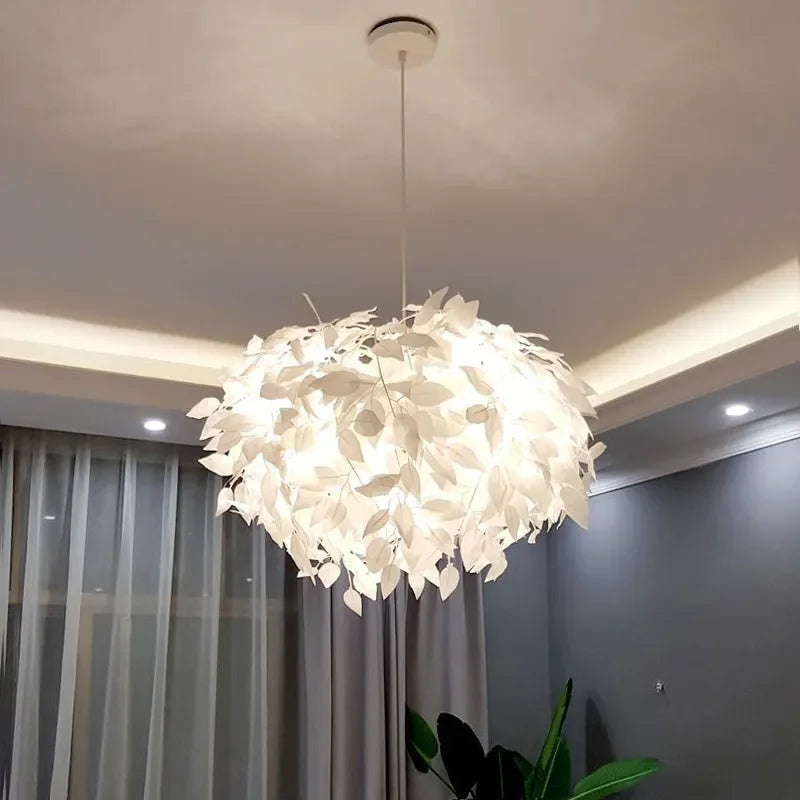 Feather Round Led Lamp
