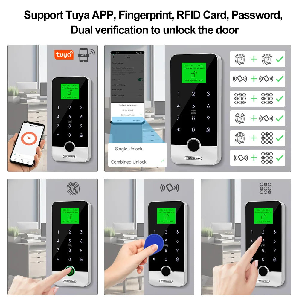 Waterproof Bluetooth  Fingerprint Access Controller, Touch Keypad, Door Opener System