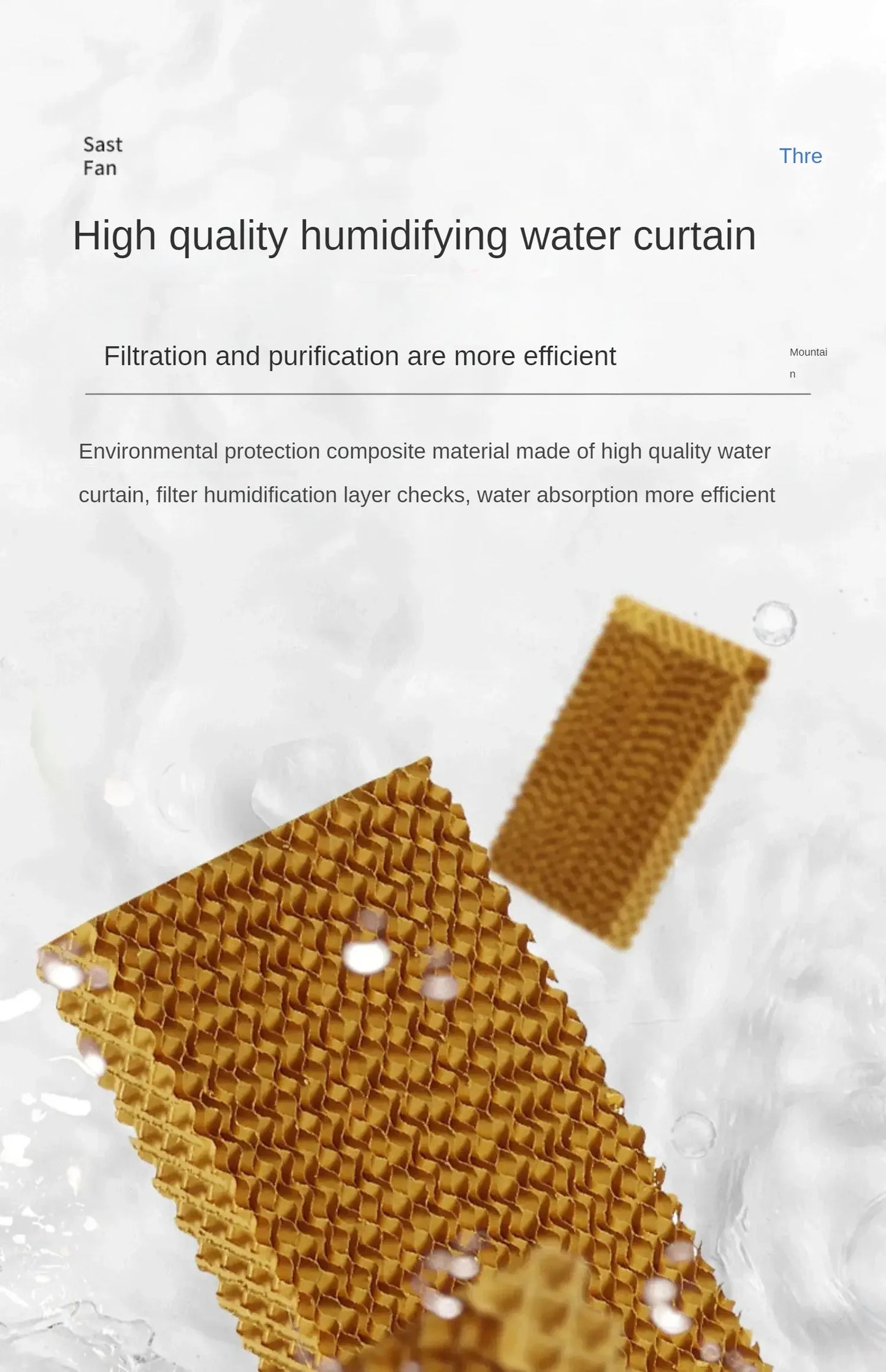 Air Cooler Large Industrial Water Cooler Evaporative Water Cooling Air Conditioner Fan Household Fan Mini Aire Acondicionado