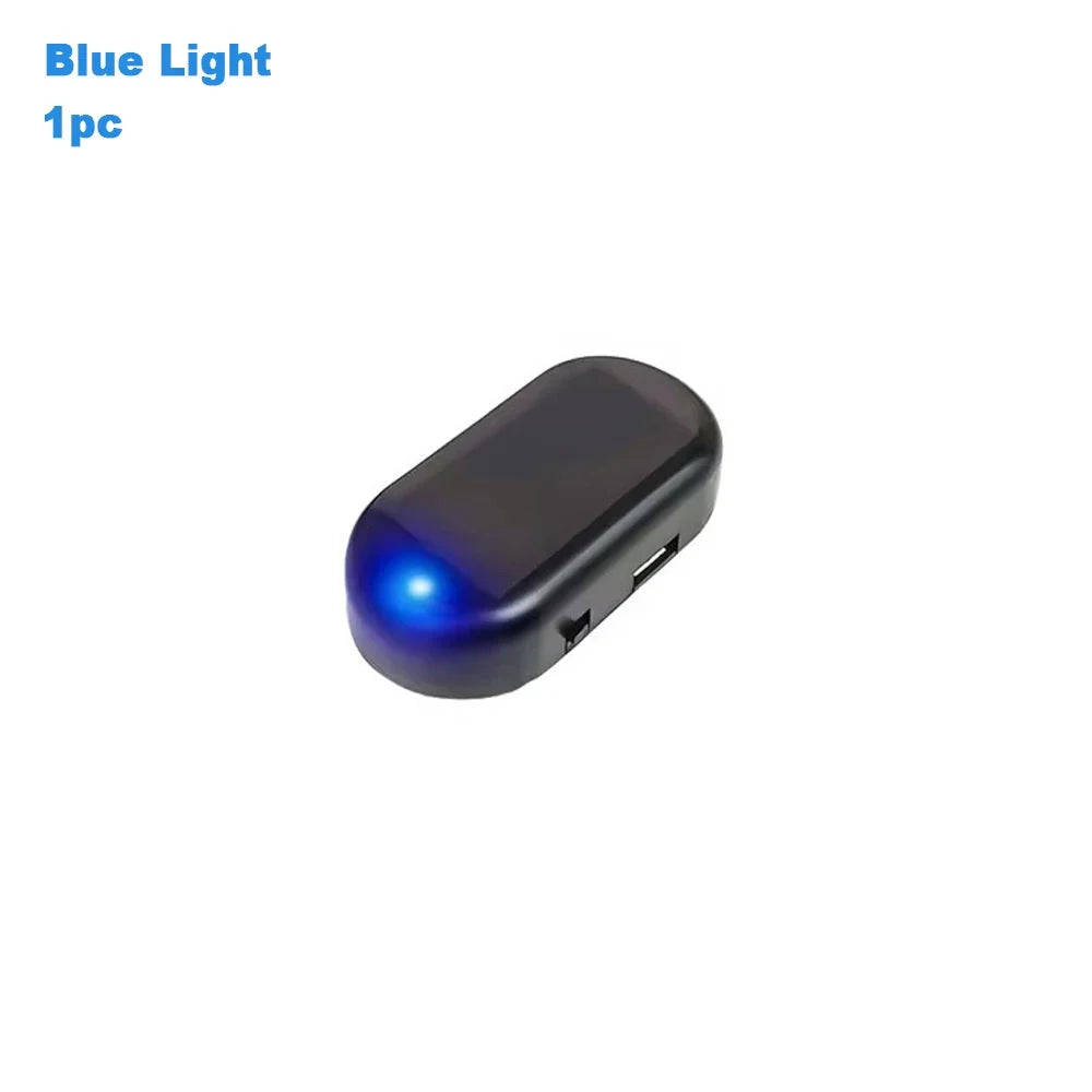 Solar Car Security Light LED Flashing Anti-Theft Warning Light (Dummy Alarm)