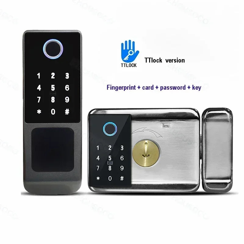 Wifi Fingerprint Smart Door Lock Outdoor