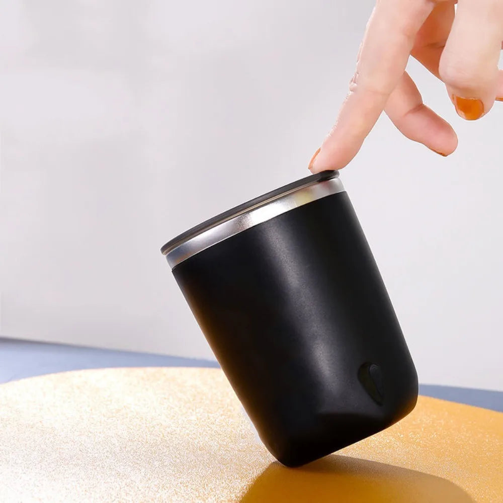 300ml Stainless Steel Coffee Mugs Thermos Cup Tea Coffee Water Cup Vacuum Insulated Travel Mug Car Mugs Household Office Mug