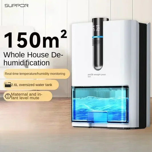 Energy-saving dehumidifier for indoor dehumidification, large capacity, easy to clean home dehumidifier