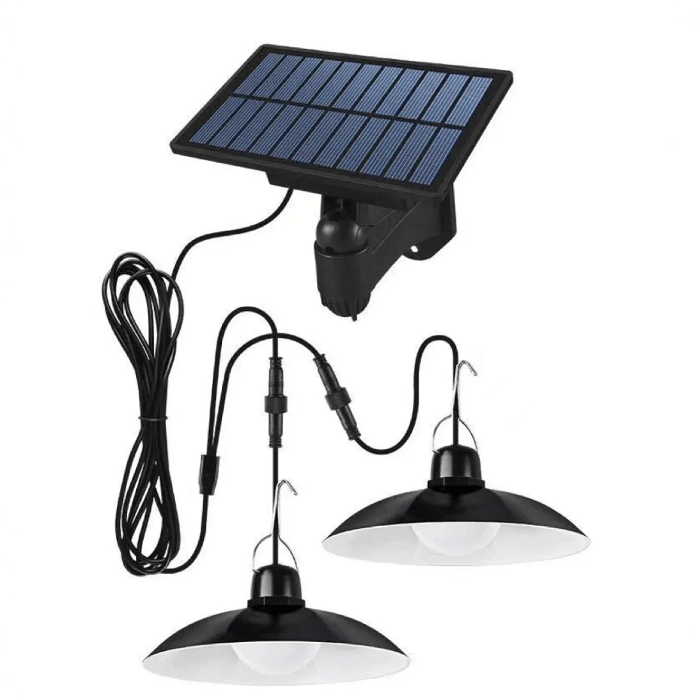 2 Led Solar Powered Lamp with Remote Control