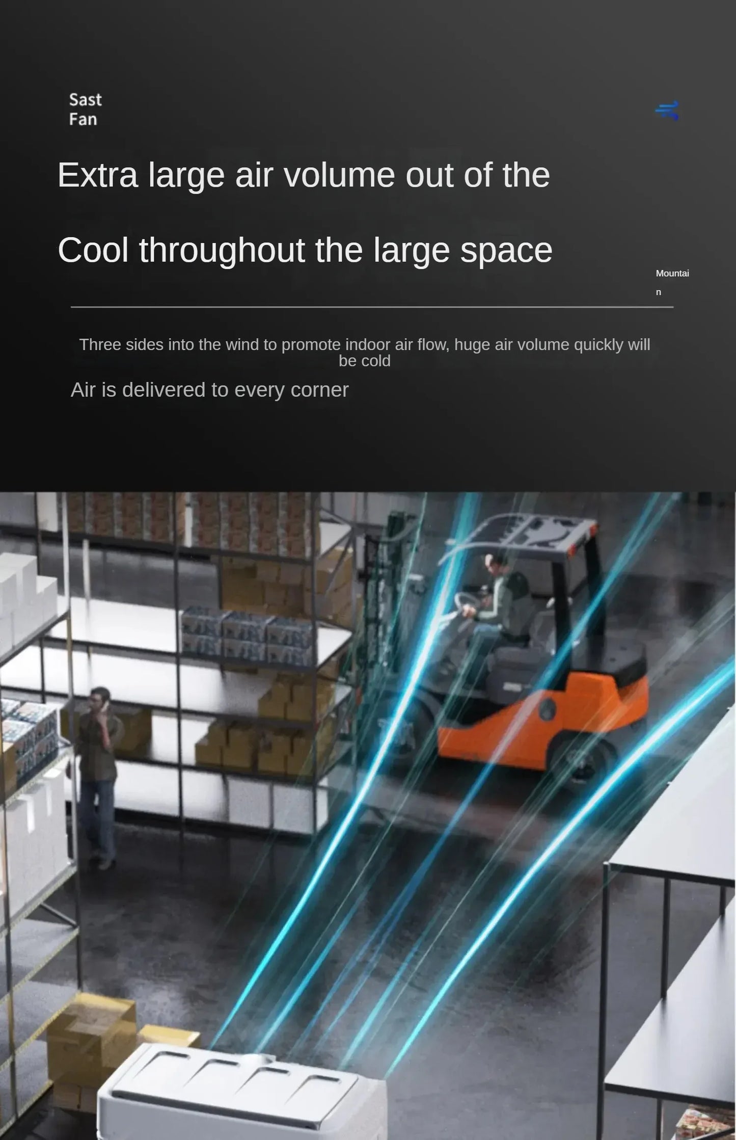 Air Cooler Large Industrial Water Cooler Evaporative Water Cooling Air Conditioner Fan Household Fan Mini Aire Acondicionado