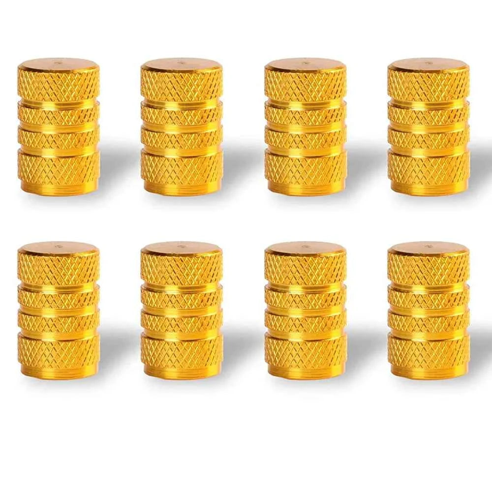 8Pc Tire Valve Caps Tyre Rim Stem Cover Dust Proof Auto Wheel Cap Aluminum Alloy Nipple Caps for Cars and Motorcycles Bikes