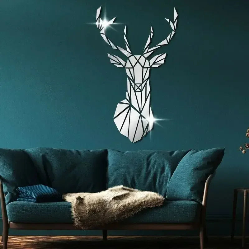 3D Mirror Wall Stickers Nordic Style