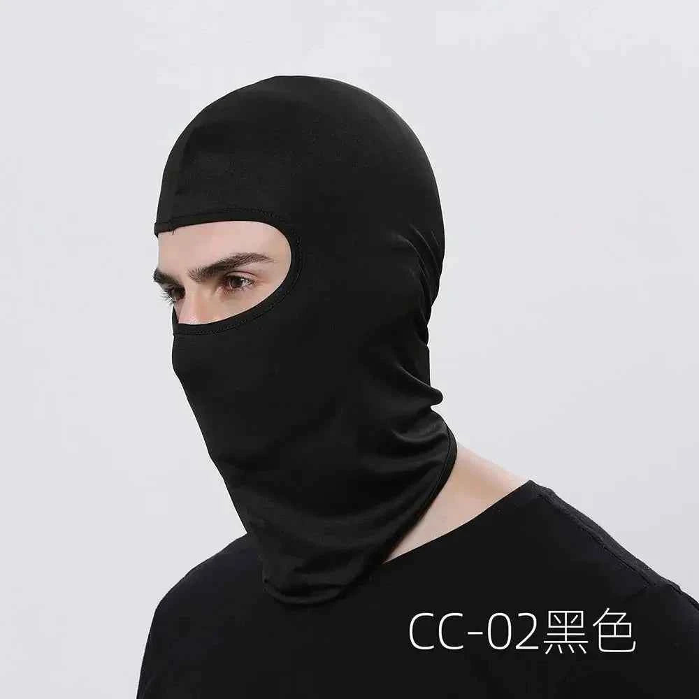 Balaclava Motorcycle Face Mask Moto Helmet Bandana Hood Ski Neck Full Face Mask Windproof Dustproof Face Shield Men's Biker Mask