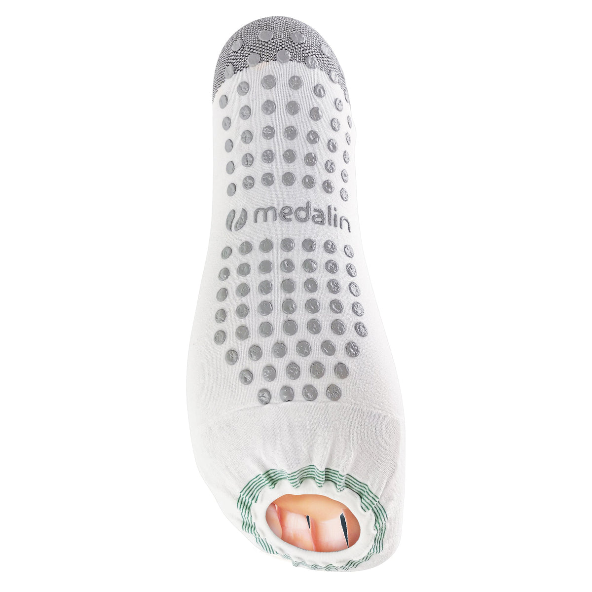 Graduated Compression Medical Below Knee Anti Embolism Stockings with Grips