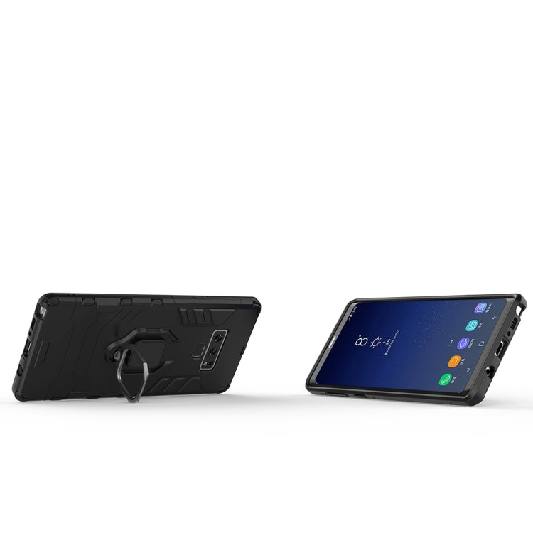 PC + TPU Shockproof Protective Case with Magnetic Ring Holder For Galaxy Note9