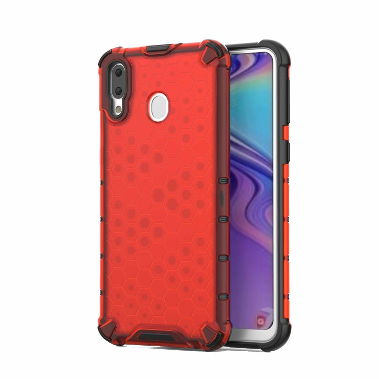 Honeycomb Shockproof PC + TPU Case for Galaxy M20, For Galaxy M20 1, For Galaxy M20, For Galaxy M20 2