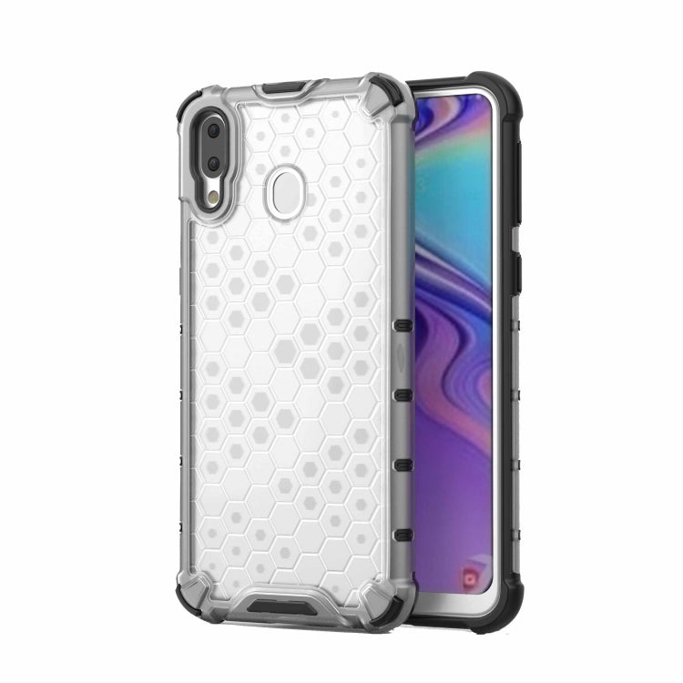 Honeycomb Shockproof PC + TPU Case for Galaxy M20, For Galaxy M20 1, For Galaxy M20, For Galaxy M20 2