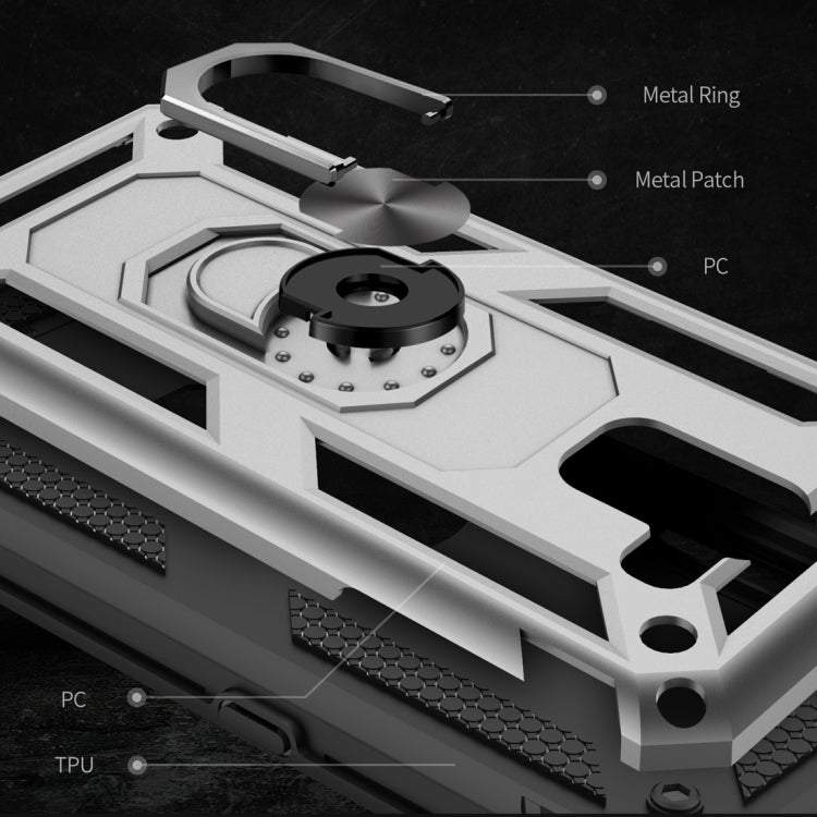 Armor Shockproof TPU + PC Protective Case for Galaxy A8 (2018), with 360 Degree Rotation Holder