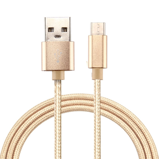 Knit Texture USB to USB-C / Type-C Data Sync Charging Cable, Cable Length: 2m, 3A Output