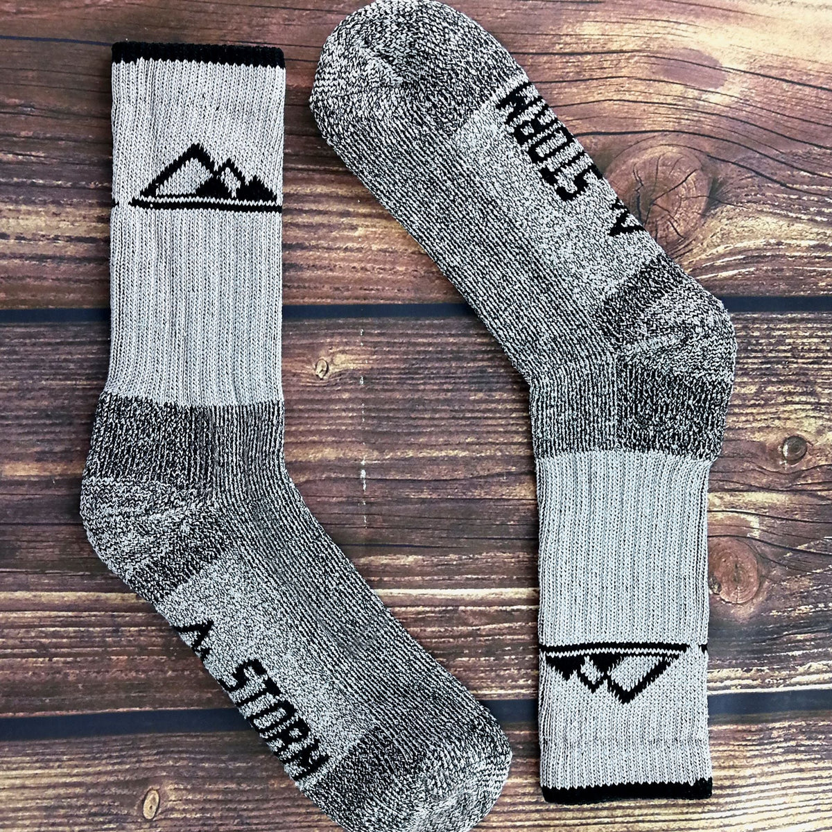 3 Pack Mens Heavy Cushioned Outdoor Cotton Hiking Boot Socks