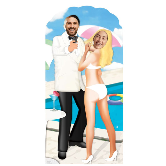 SC358 Secret Agent Stand-In Cardboard Cut Out Height 193cm