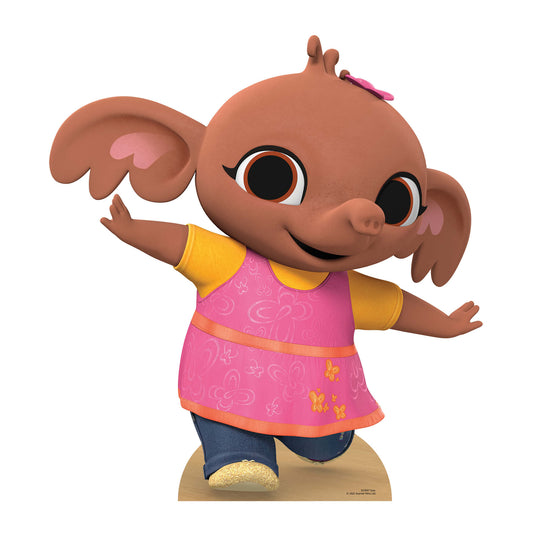 SC4047 Sula Baby Elephant Cardboard Cut Out Height 77cm