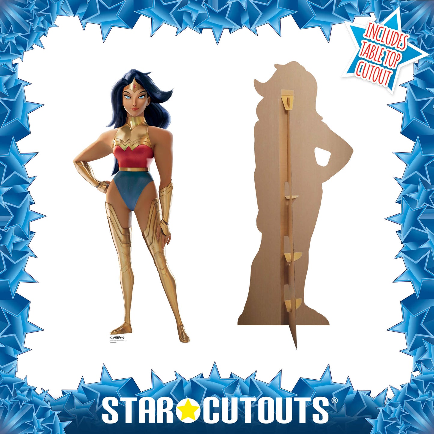 SC4072 Wonder Woman (DC League of Super Pets) Cardboard Cut Out Height 194cm