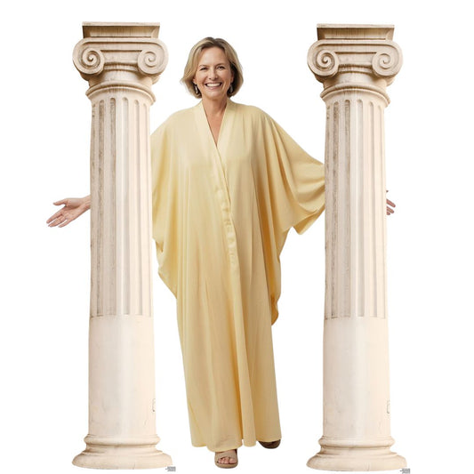SC4150 Two Roman Pillars Cardboard Cutouts Height 195cm