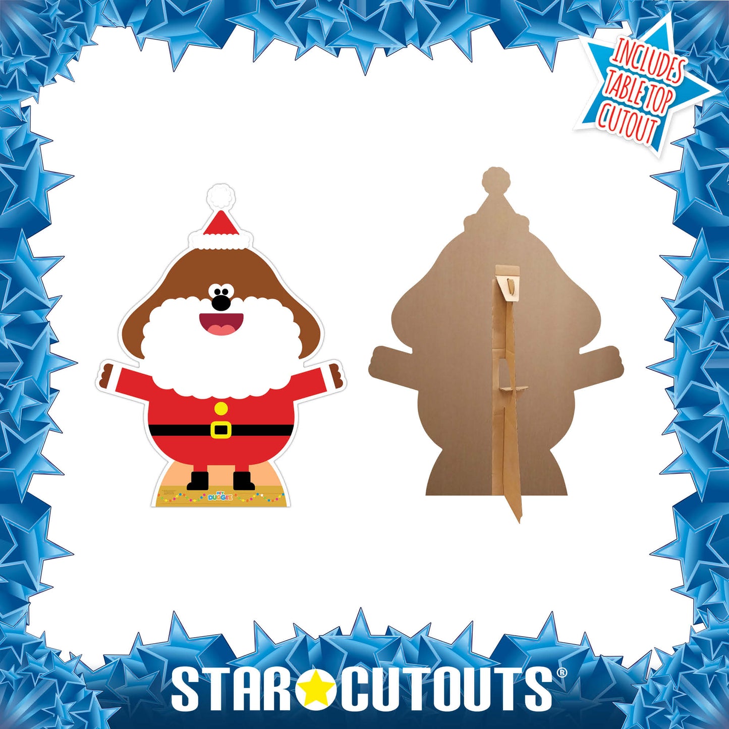 SC4194 Hey Duggee Christmas Cardboard Cut Out  Multi Pack Bundle Height 120cm