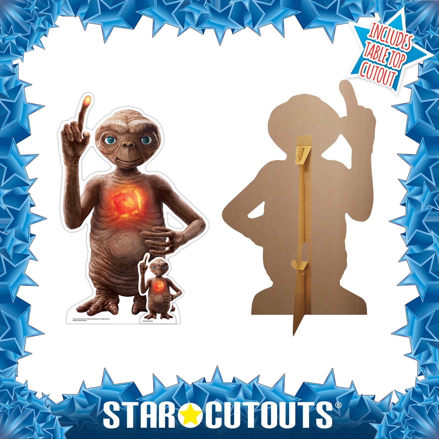 SC4218 E.T Phone Home 40 Year Anniversary Cardboard Cut Out Height 121cm