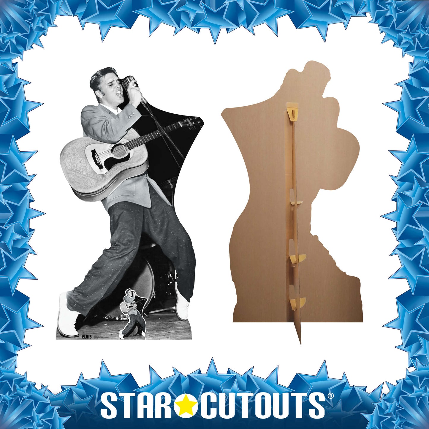 SC4252 Elvis Vintage Classic Cardboard Cut Out Height 172cm
