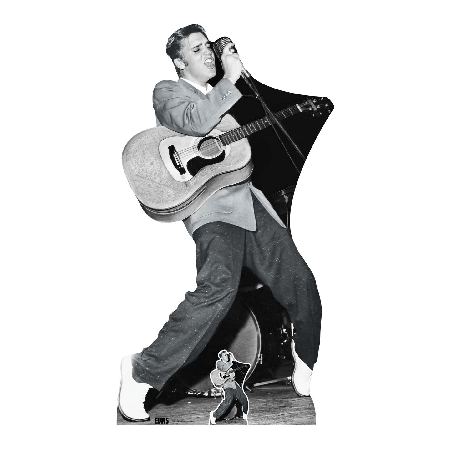 SC4252 Elvis Vintage Classic Cardboard Cut Out Height 172cm