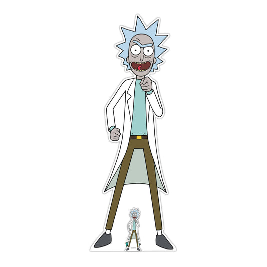 SC4261 Rick Sanchez Scientist Rick and Morty  Cardboard Cut Out Height 195cm