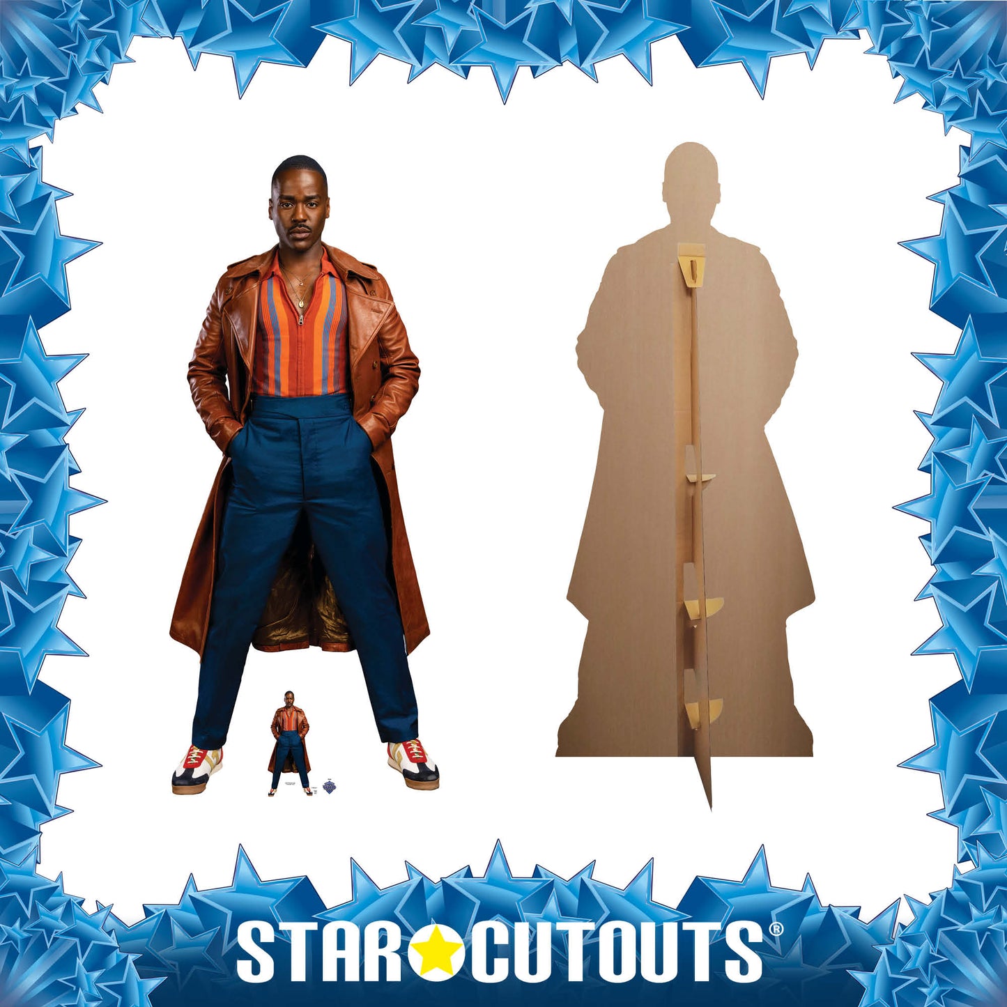 SC4435 Ncuti Gatwa  - The Fifteenth Doctor - Doctor Who - First Look Cardboard Cut Out Height 174cm