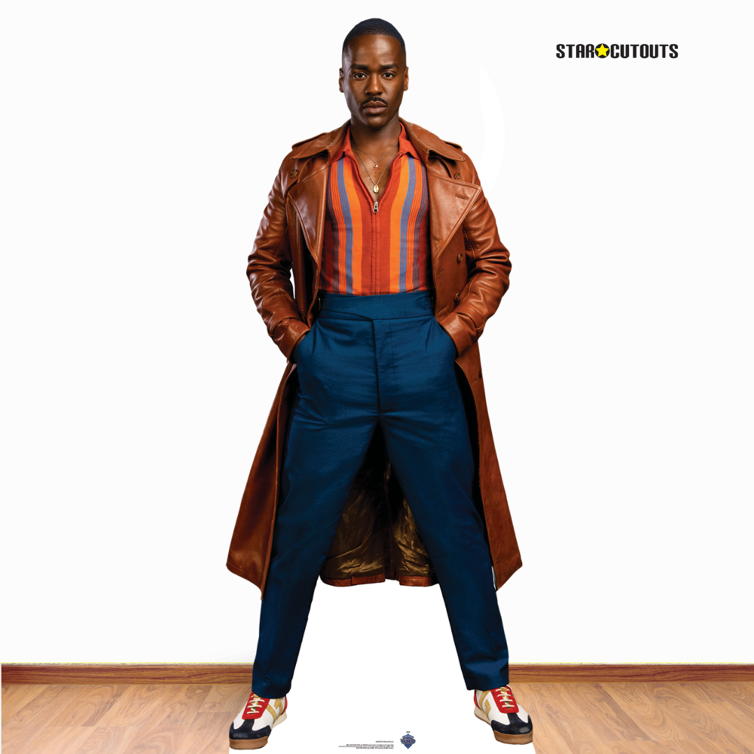 SC4435 Ncuti Gatwa  - The Fifteenth Doctor - Doctor Who - First Look Cardboard Cut Out Height 174cm