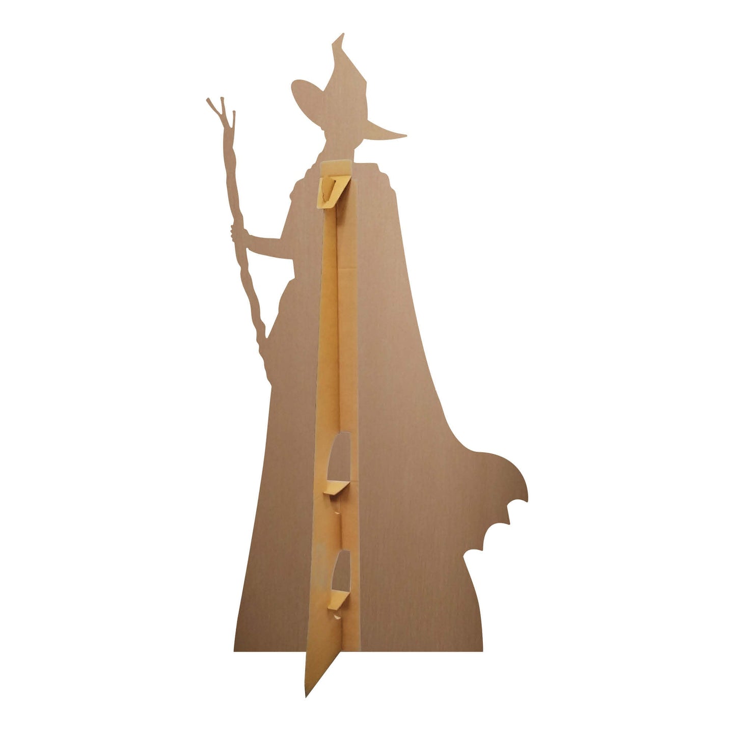 SC4653 Wicked Elphaba Witch Green & Black Silhouette Cardboard Cut Out Height 163cm