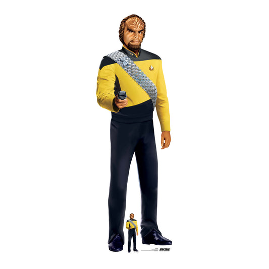 SC4678 Worf Klingon Cardboard Cut Out Height 193cm