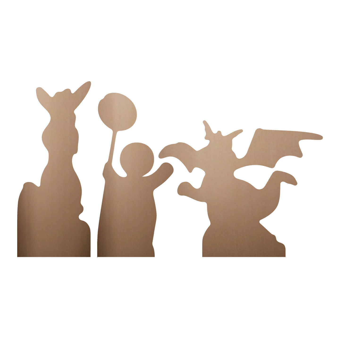 SC4740 Gingy Ginger Bread Man Donkey Dragon  Shrek Shelf Top Pack Cardboard Cutouts Height 28cm