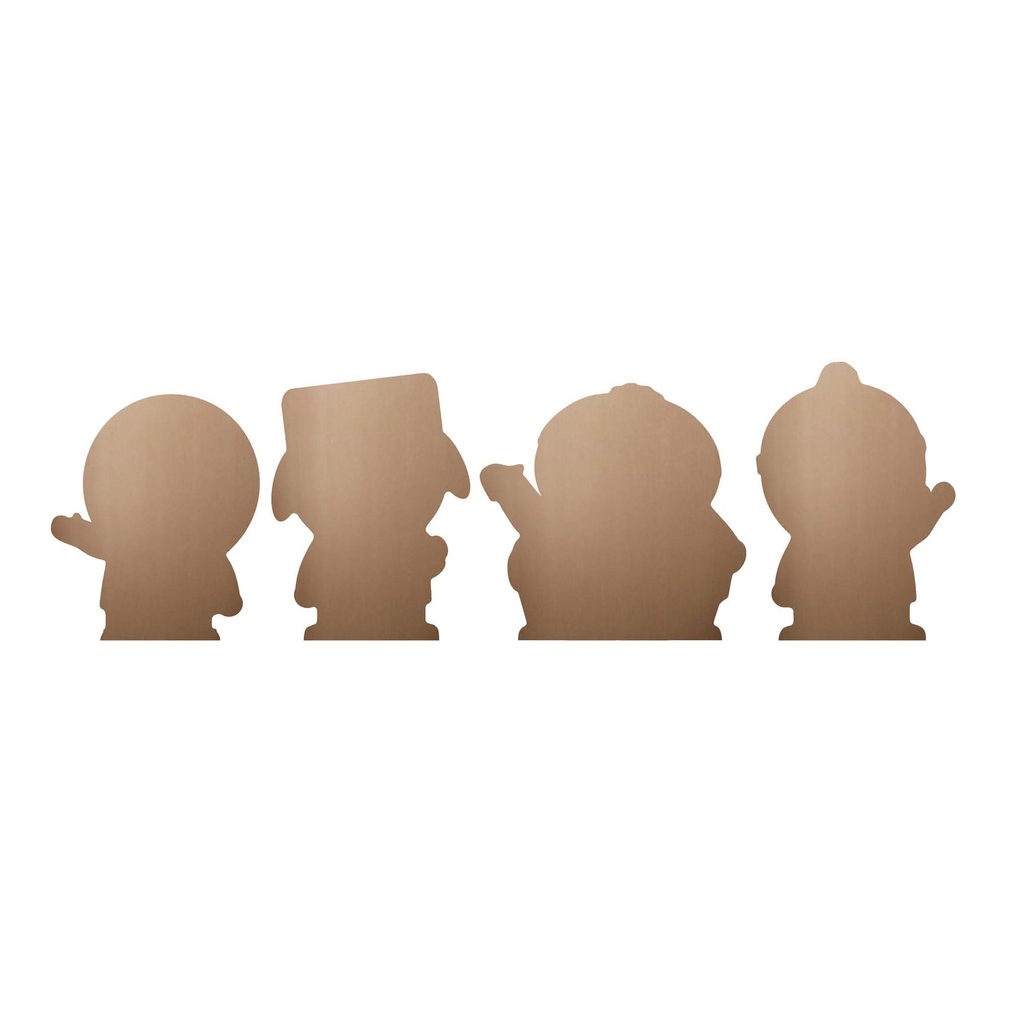 SC4741 South Park Cartman Stan Kyle and Kenny Shelf Top Pack Cardboard Cutouts Height 17cm