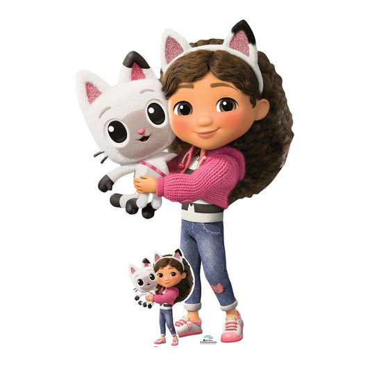 SC4790 Gabby and Pandy Paws from Gabby's Dollhouse Movie Large Cardboard Cutout Height 136cm