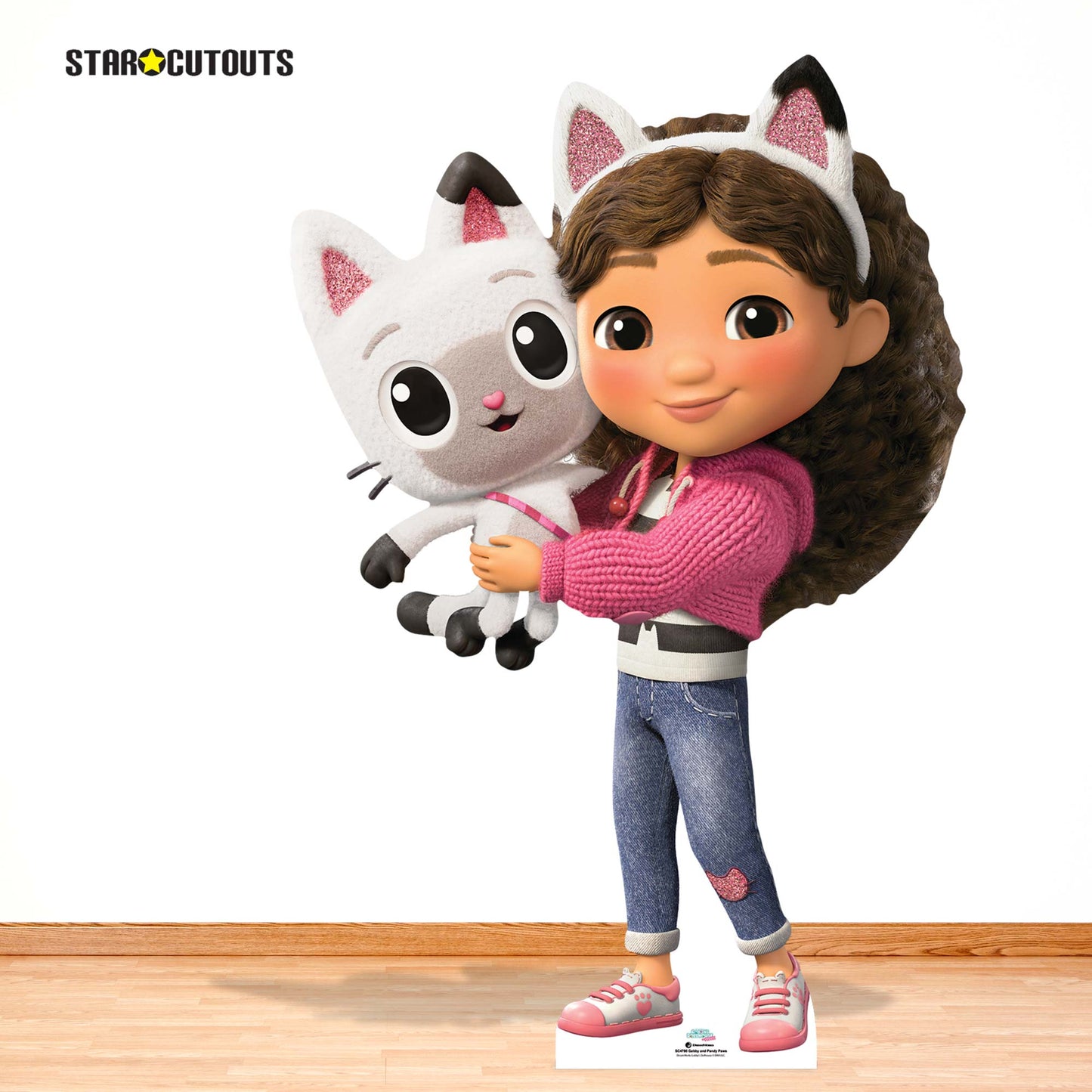 SC4790 Gabby and Pandy Paws from Gabby's Dollhouse Movie Large Cardboard Cutout Height 136cm