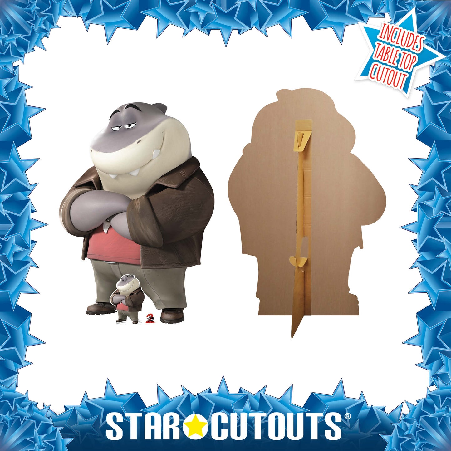 SC4808 Mr Shark The Bad Guys 2 Cardboard Cut Out Height 136cm
