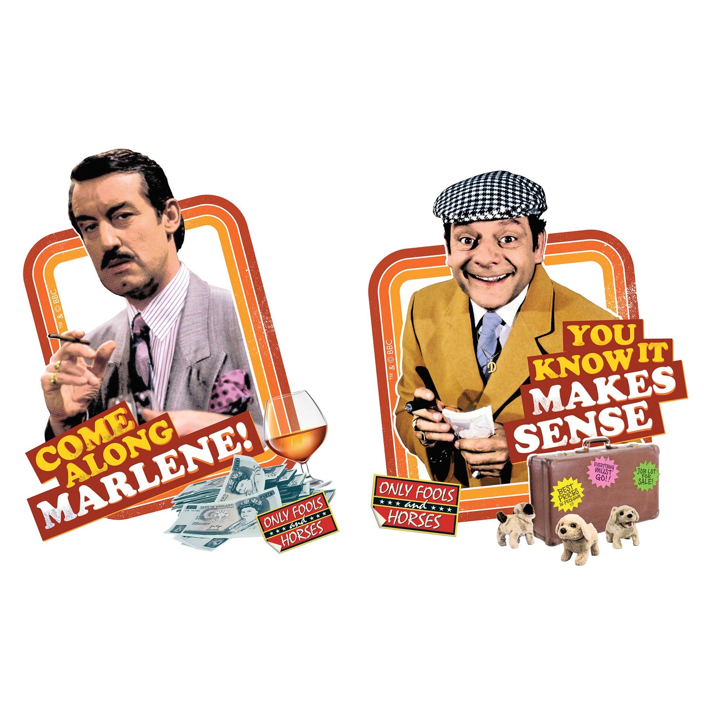 SC4876 Come Along Marlene & You Know It Makes Sense Wall Décor  Cardboard Cut Out Height 59cm