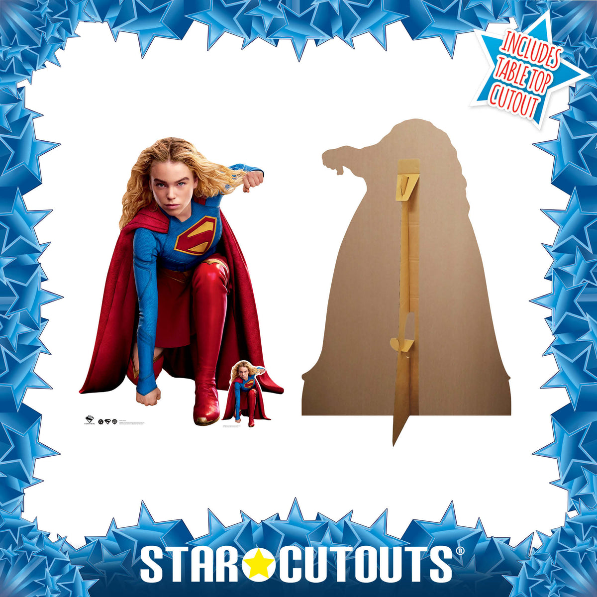 SC4941 Supergirl Crouch / Kara Zor-El  Milly Alcock Find Your Place Cardboard Cutout Height 134cm