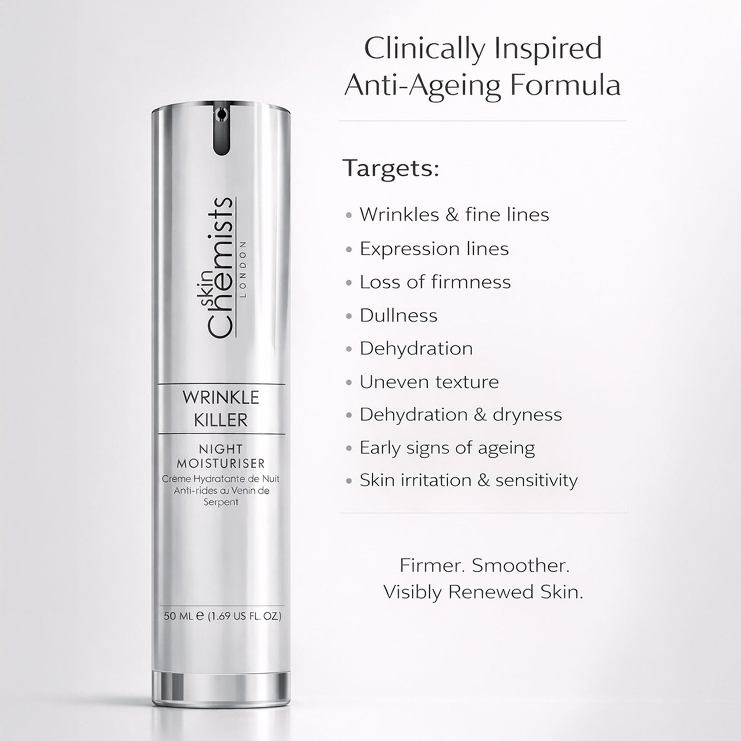 SC Wrinkle Killer Night Moisturiser 50ml
