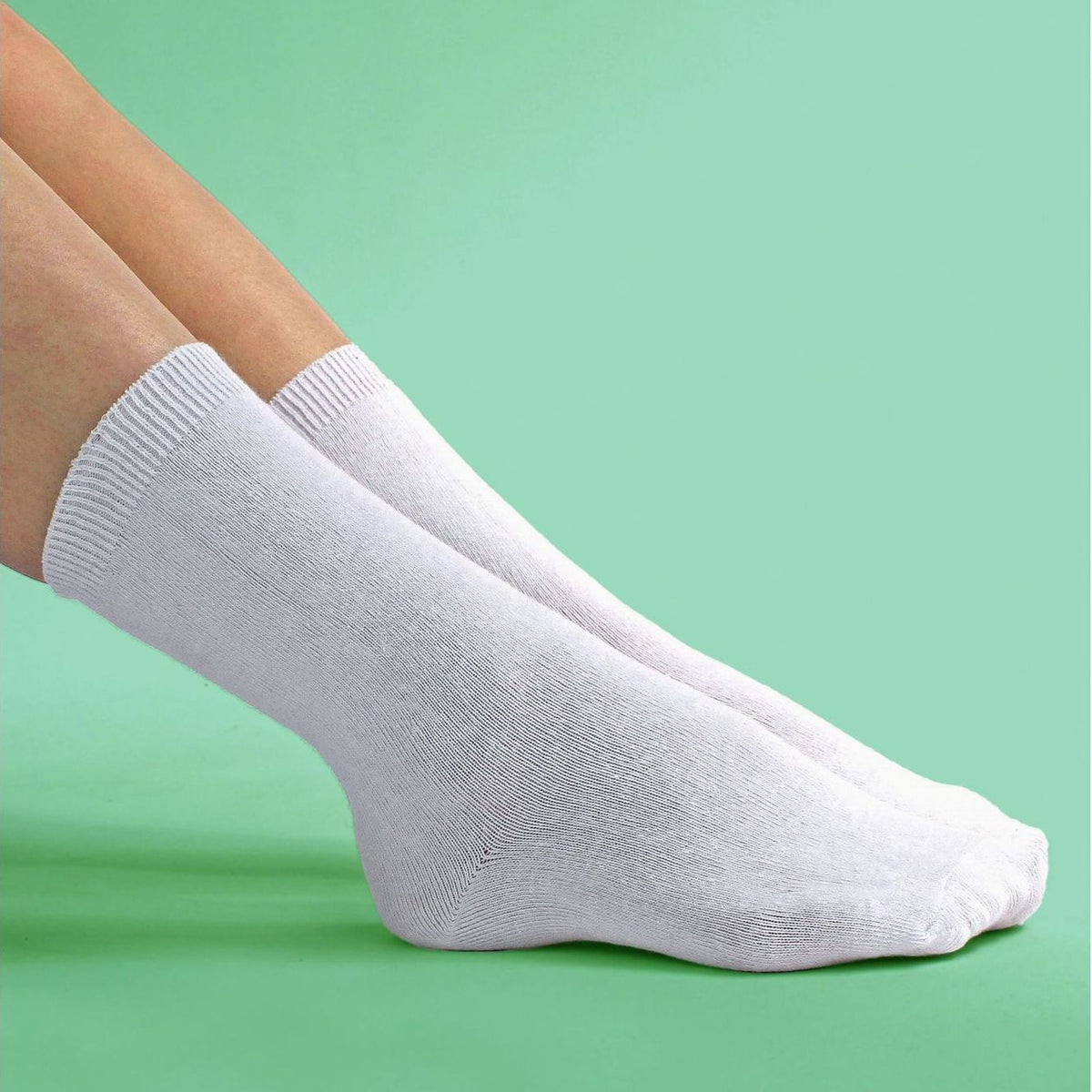 24 Pair Multipack Kids Plain School Socks